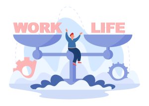 Burnout im Job erkennen: Visuelle Darstellung von emotionaler Erschöpfung am Arbeitsplatz mit Fokus auf Burnout Prävention und Genesung.