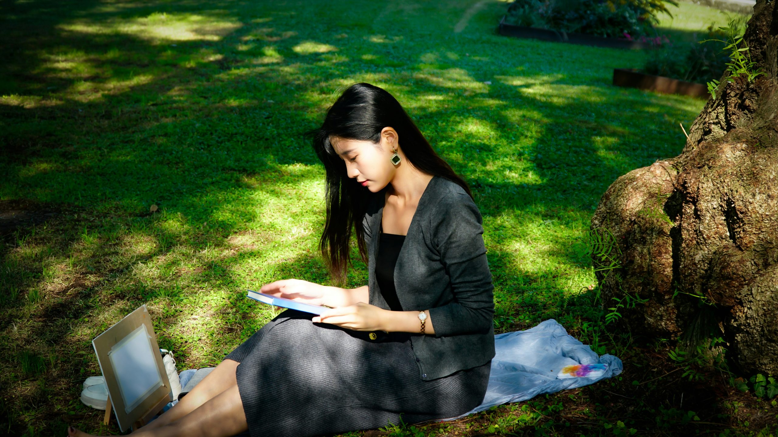 Arbeiten im Park
